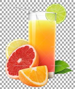 عکس آب پرتقال و گریپ فروت